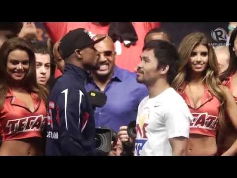 HIGHLIGHTS: Mayweather vs Pacquiao weigh-in