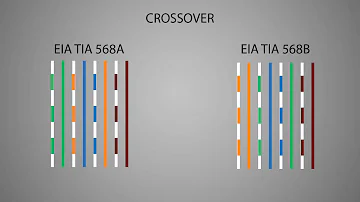 Qual o padrão de cores do padrão de crimpagem 568A?