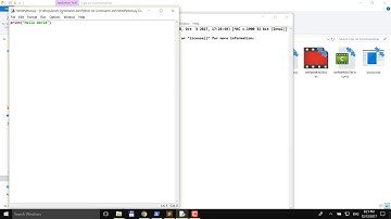 IDLE trong Python interpreter