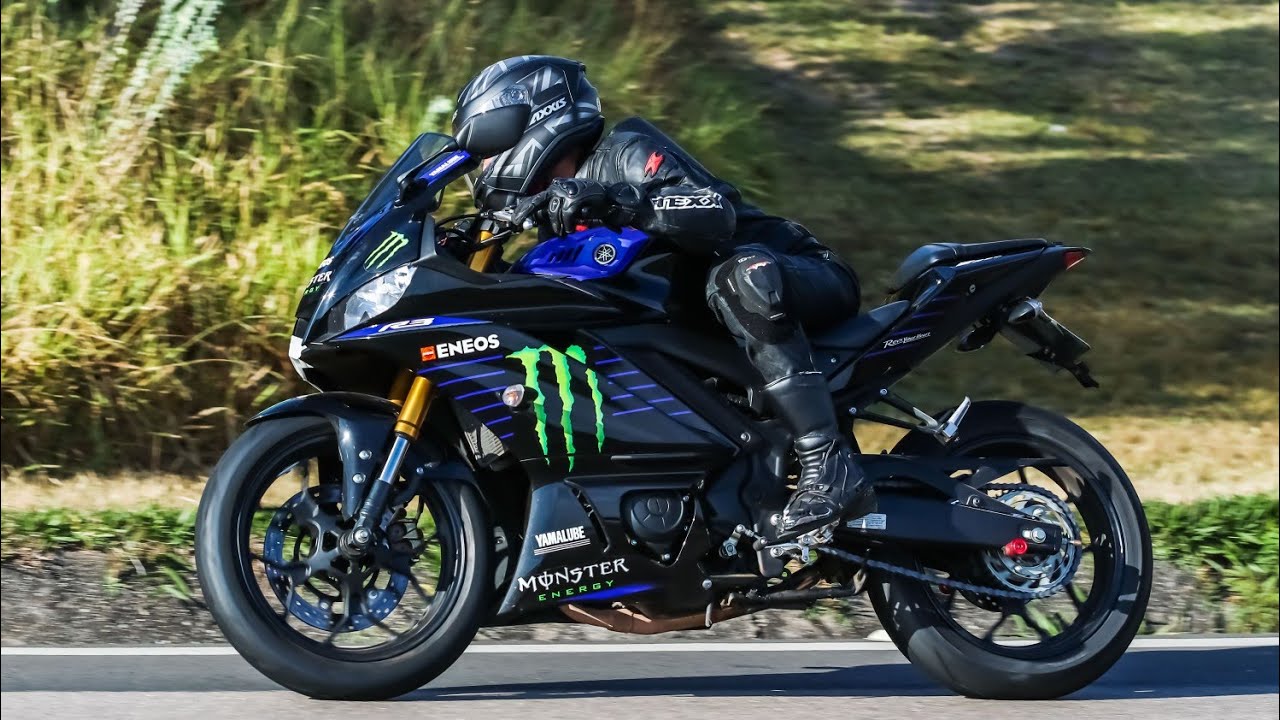 YAMAHA YZF R3 MONSTER 2021 # ACELEREI FORTE NA RODOVIA ... - YouTube