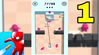 Bullet Man 3D - Gameplay Walkthrough Part 1 (iOS, Android) screenshot 1