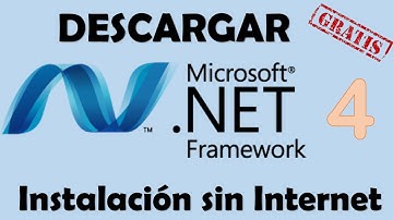 Descargar NET Framework 4.0 | Instalacion sin Internet