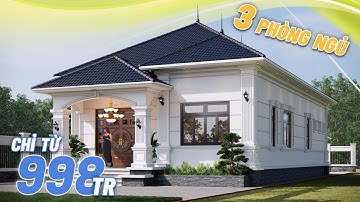 MẪU NHÀ VƯỜN MÁI NHẬT 1 TẦNG TÂN CỔ ĐIỂN ĐẲNG CẤP | MN03629