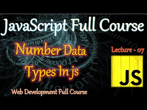 Data Types in JavaScript | Numbers Data Types In JS | JavaScript Tutorial in Hindi.