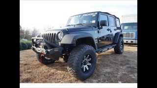 Lifted 2014 Jeep Wrangler Unlimited Rocky Ridge Phantom