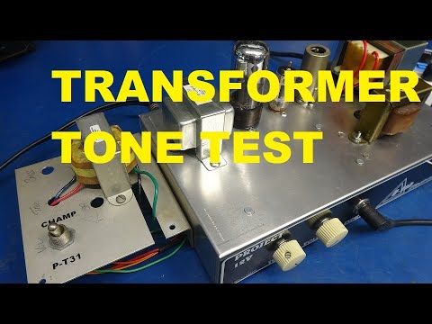 Does Tube Guitar Amp Output Transformer Affect Tone? Testing Amplified Parts Class A Champ Vrs P-t31