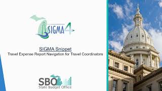 Travel Expense Report for Coordinators  SIGMA 4 Snippet