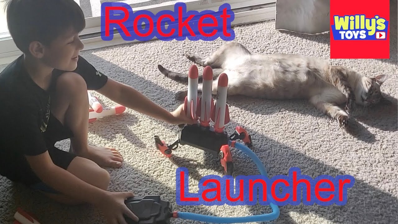 Regenbogen Schaum Handwerfende Rocket Garden Sports Activity Toy für Jungen 