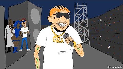 Vybz kartel at Freedom street (Animation)