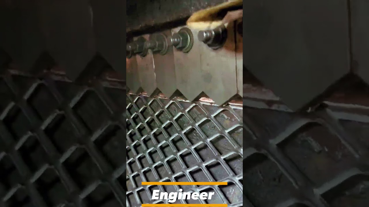 Grill making in metal sheet