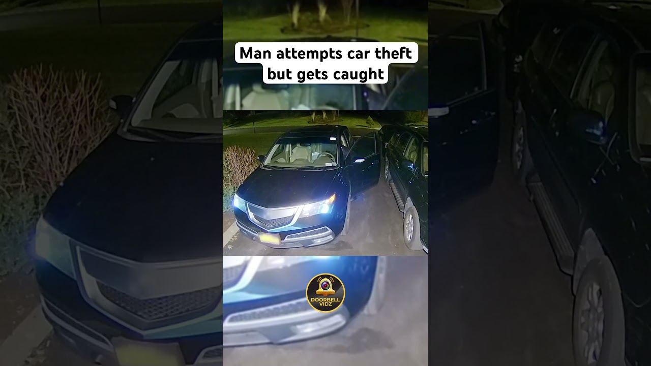 Man tries breaking into my car but the alarm goes off 