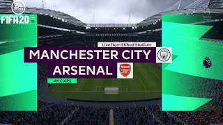 FIFA 20 ! Manchester City Vs Arsenal !  Premier League 2020/21 ! Epic Comeback ! 17 October 2020