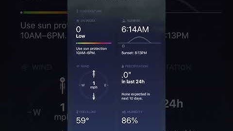 iOS15 Weather Demo #Shorts