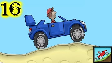 Hill Climb Racing Gameplay Part 16 - Rally Car   ( Android / iOS )