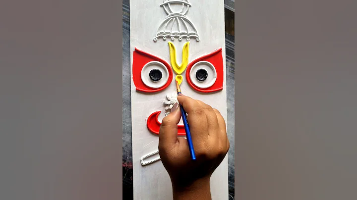 Jagannath Lippan Art Painting #jayjagannath #indianart #painting #lippanart #shorts #art
