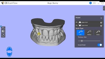 CS 3600/3700 With Scan Flow Software - Trimming and Basing Models for 3D Printing