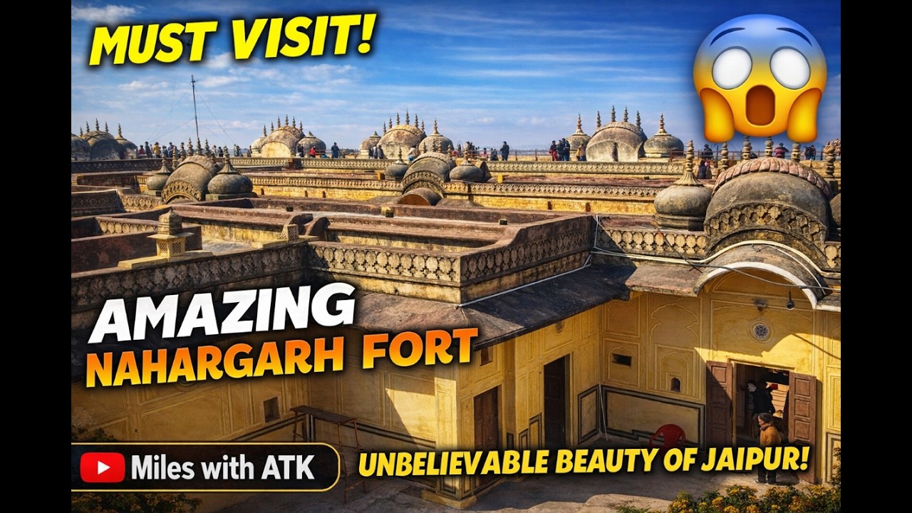 Форт Нахаргарх, Джайпур, вид сверху 😱 | Розовый город Ка Сабсе Лучший вид | Джайпур Влог | Эп-2