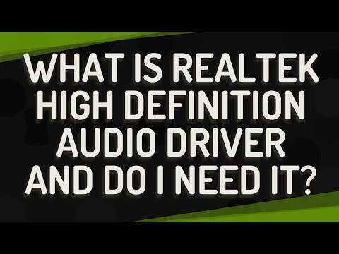 Video: Paano Makilala Ang Mga Sound Driver