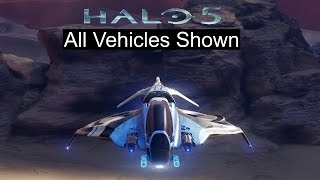 Halo 5  All Vehicles and REQ Variants Shown (Halo 5 Vehicle Showcase)