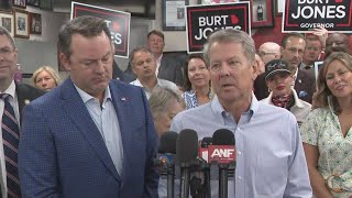 WATCH FULL: Gov. Kemp issues surprise endorsement of Burt Jones' bid for governor