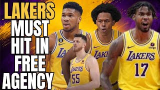 LAKERS HAVE TO HIT IN FREE AGENCY!!
