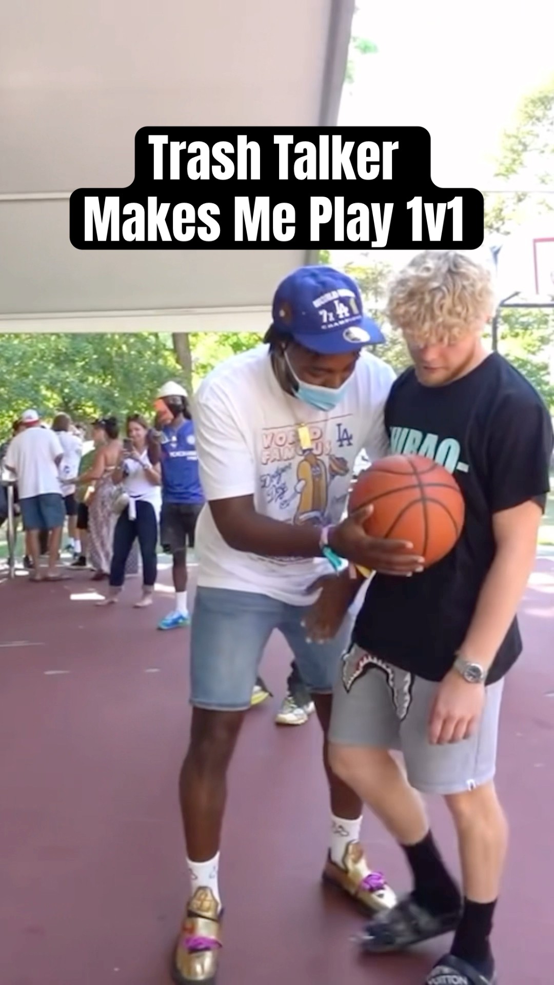 I Took This Trash Talking Hoopers Hat… (1v1 Basketball)
