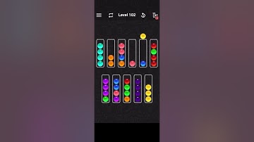 Ball Sort Color Water Puzzle LEVEL102