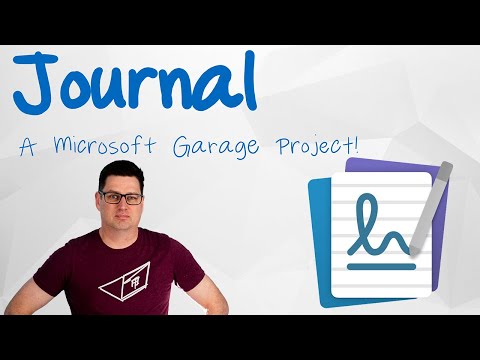 Journal - The New Microsoft Garage Project