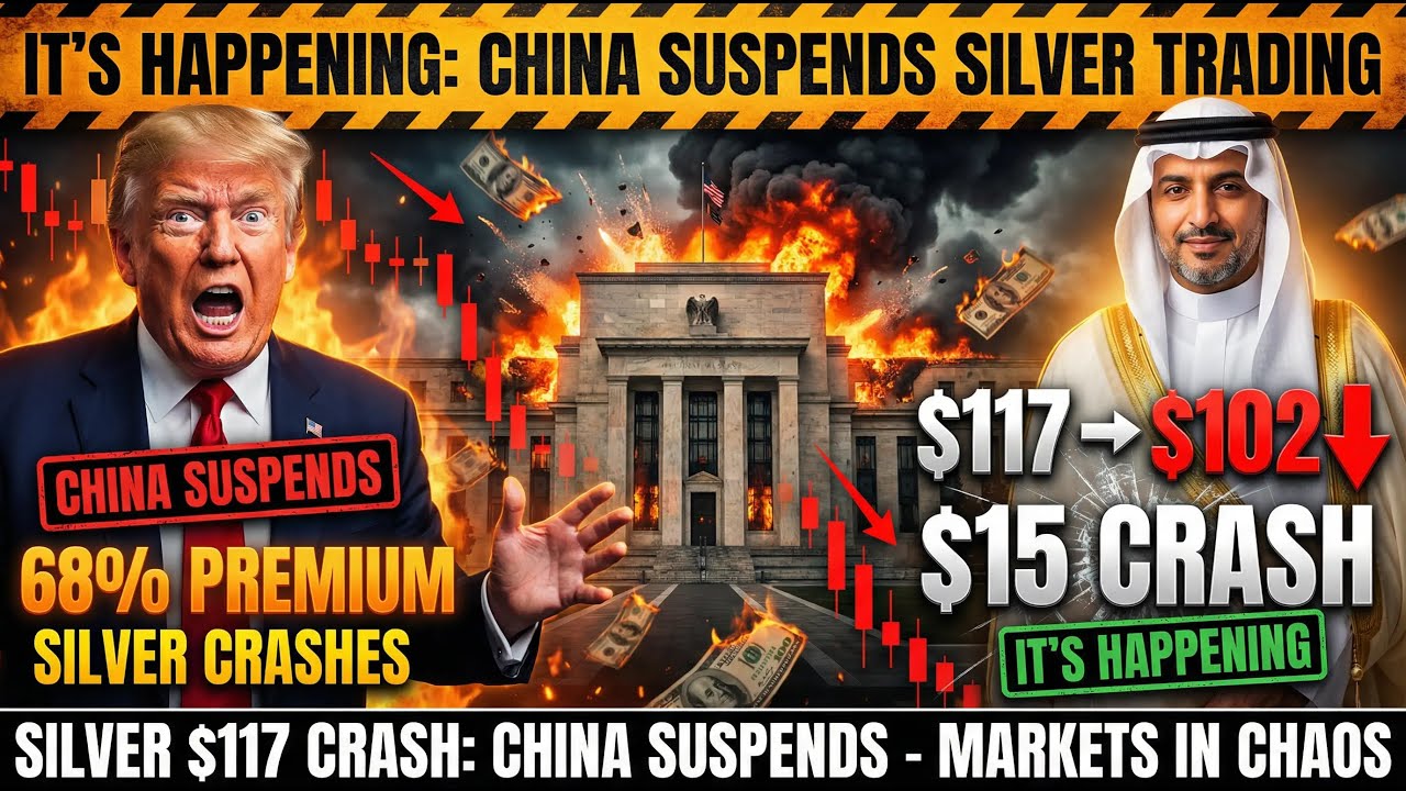 Silver Hits $117 Then CRASHES $15 In Minutes (China Just Suspended Trading)
