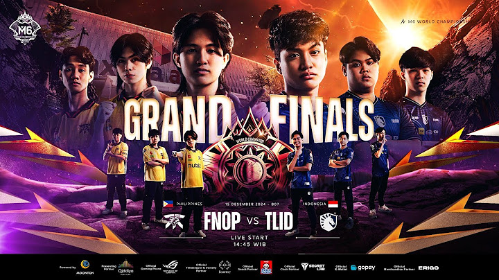 🔴LIVE | Kejuaraan Dunia MLBB M6 | Grand Finals