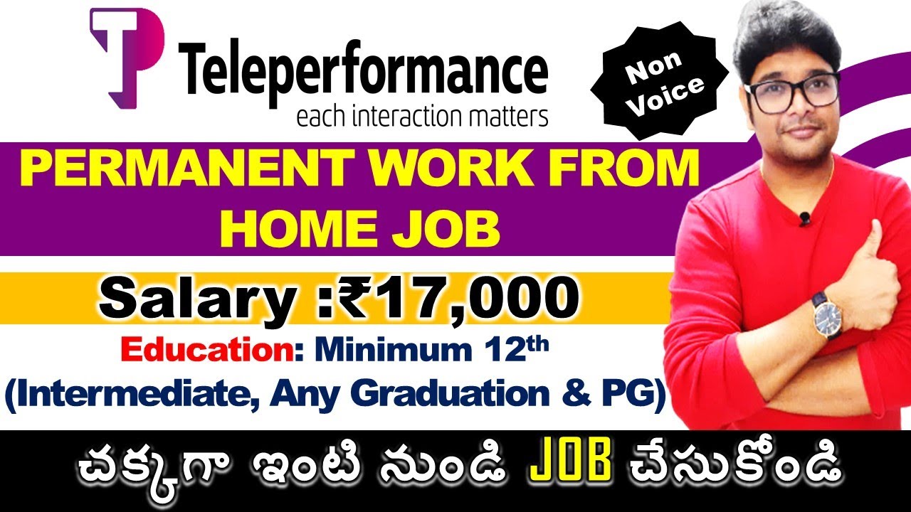 Teleperformance Work From Home job 2021 | Work from home jobs | Latest