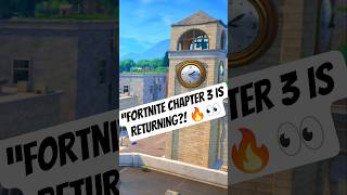 Fortnite Chapter 3 is RETURNING?! 👀