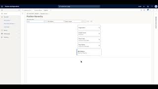 dynamics 365 | human resource | view hierarchy employee