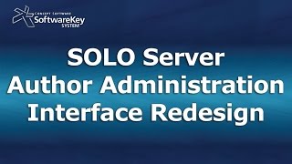 Solo Server Administration Interface Redesign
