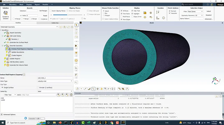 Creating high quality mesh quickly in Fluent meshing 2022 R1