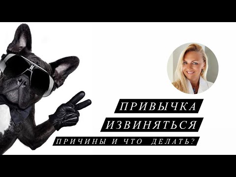 Привычка извиняться - причины и что делать?