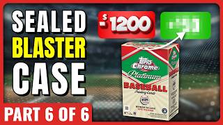 BLACK /10 ROOKIE!🚨FULL CASE PROFIT CHALLENGE🚨2025 TOPPS CHROME PLATINUM BLASTER SEALED CASE PART 6