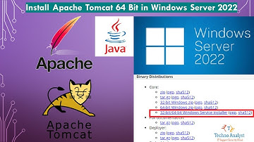 Install Apache Tomcat In Windows Server 2022 | Install JAVA By Techno-Analyst RD