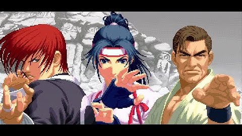 506: King of Fighters 2000 NEOGEO MVS \\ Iori, Takuma, Chang, Kasumi max lvl Arcade team play : o