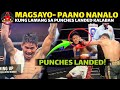 Mark Magsayo- Paano Nakuha Ang Panalo , Kung Lamang Sa Punches Landed Kalaban