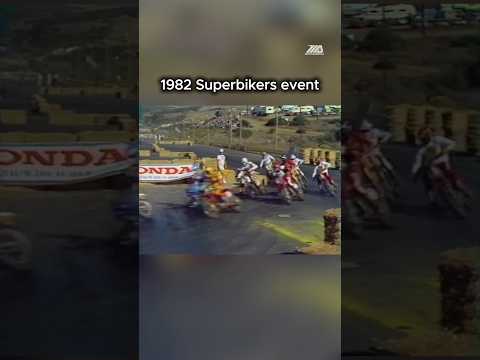 Superbikers race in Carlsbad in 1982