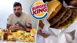 MANGIO PER 24 ORE SOLO BURGER KING!