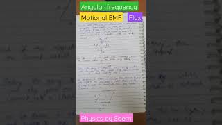 Motional EMF Notes