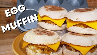 Meal Prep 6 Sausage, Egg, Cheese Muffins - Better than McDonalds