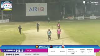 AXOM 11 vs SUNRISERS live cricket match | AIR IQ TFCL SEASON 9 live - Latasil Ground Guwahati