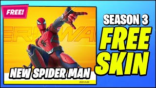 *NEW* Fortnite Season 3 - FREE Zero Point Spider Man Outfit