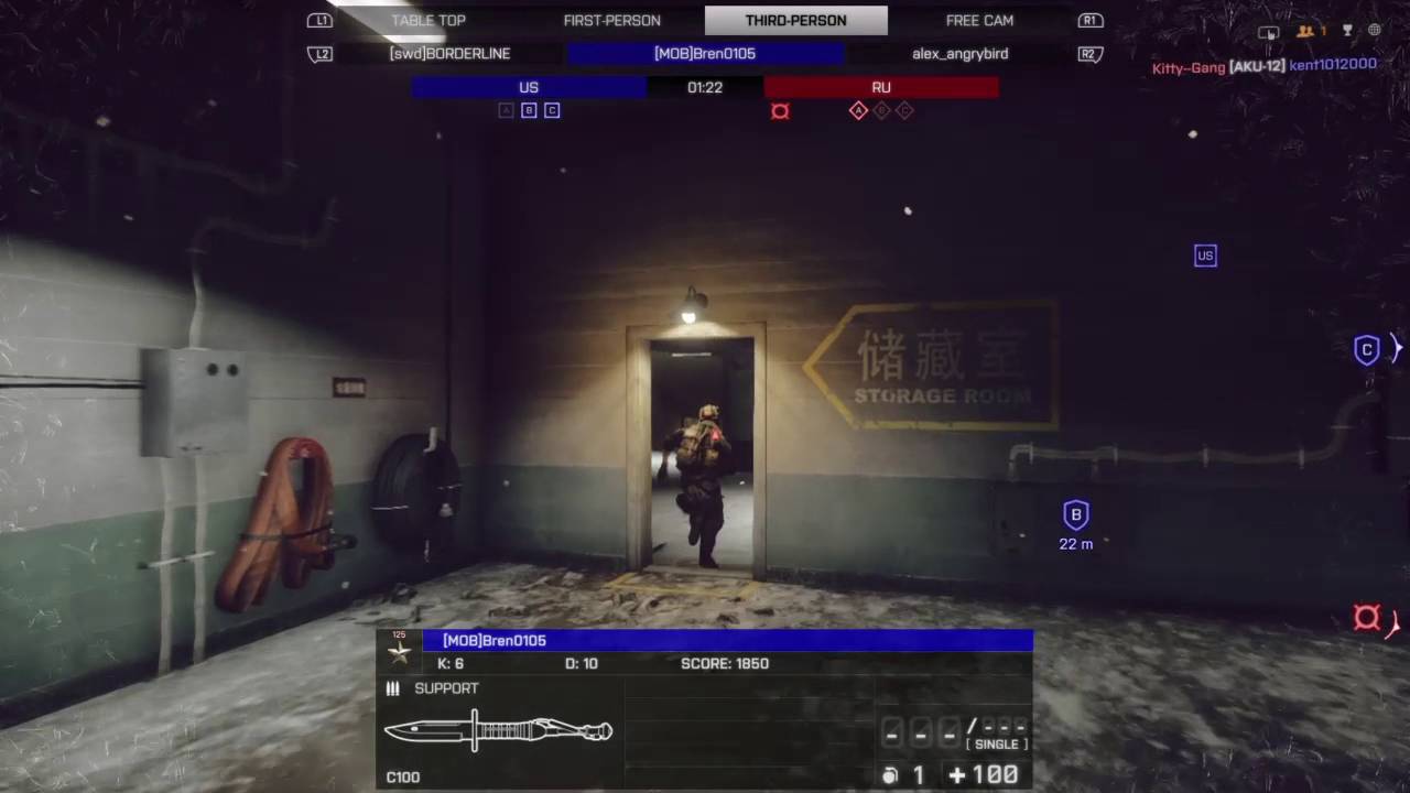 Bren0105 takes DenverLuke333's tags twice in 20 seconds - Battlefield 4 PS4