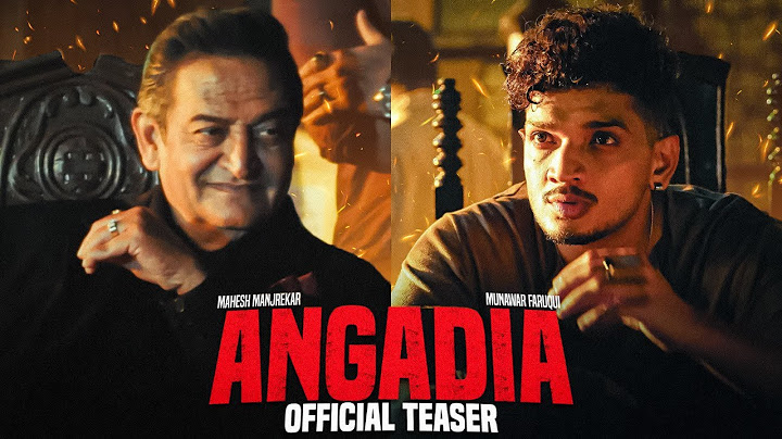 ANGADIA | Official Teaser | Munawar Faruqui | Mahesh Manjrekar