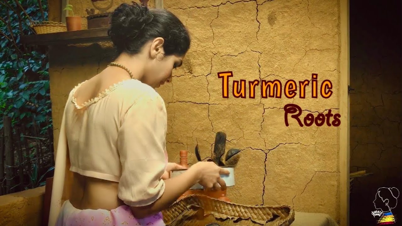 Beautiful village lifestyle in the mountains | Turmeric Harvesting and