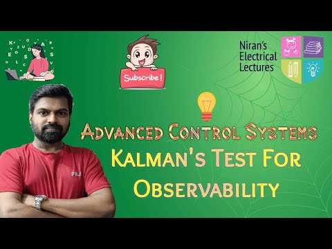 Kalman's Test For Observability | Advanced Control Systems